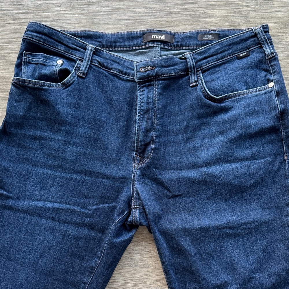 Mavi Men's Dark Blue Relaxed Jeans